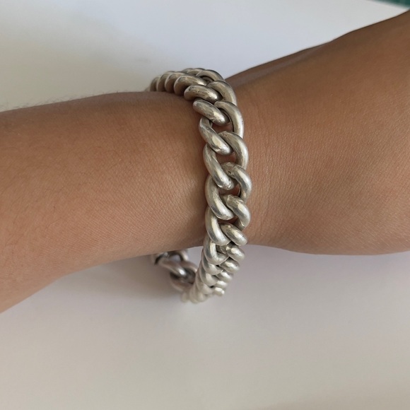 32 gram sterling silver Cuban link bracelet - Picture 3 of 6